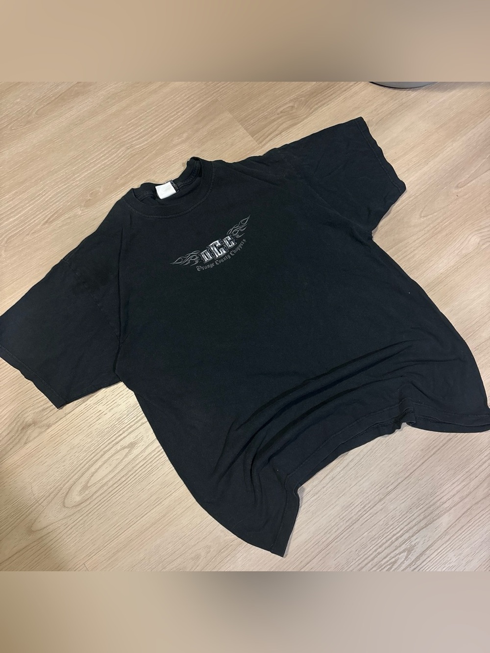 Black Graphic Crewneck T-Shirt